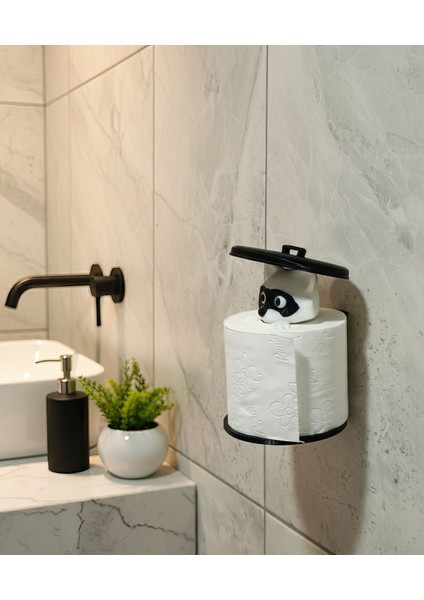Rakun Tuvalet Kağıtlığı Peçetelik Tutacağı Tuvalet Kağıtlık Askısı Standı fırsatları