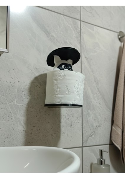 Rakun Tuvalet Kağıtlığı Peçetelik Tutacağı Tuvalet Kağıtlık Askısı Standı indirimleri
