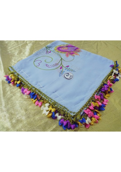 Cenk ve Reyhan Zarif ve Şık El Işi Iğne Oyalı Yazma/el Işi Iğne Yemeni/el Işi Tülbent/baş Örtüsü