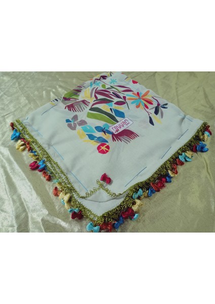 Cenk ve Reyhan Zarif ve Şık El Işi Iğne Oyalı Yazma/el Işi Iğne Yemeni/el Işi Tülbent/baş Örtüsü modelleri