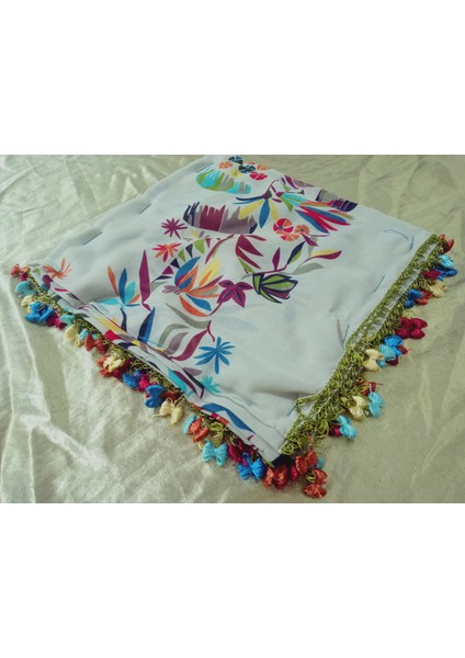 Cenk ve Reyhan Zarif ve Şık El Işi Iğne Oyalı Yazma/el Işi Iğne Yemeni/el Işi Tülbent/baş Örtüsü indirimleri