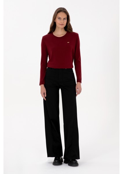 Kadın Bordo Kazak /triko 50313579-VR014 fırsatları