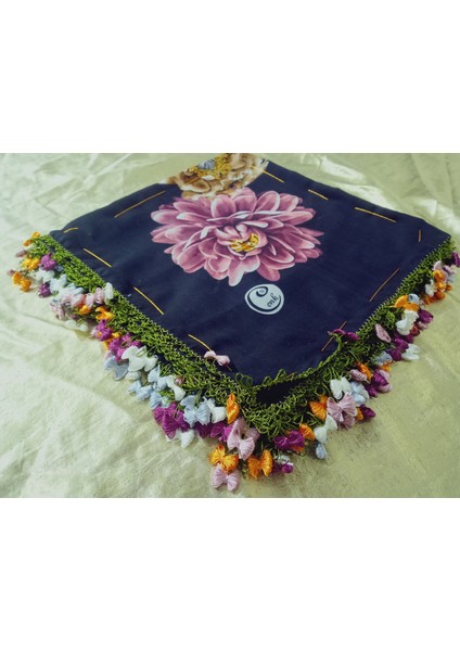 Cenk ve Reyhan Zarif ve Şık El Işi Iğne Oyalı Yazma/el Işi Iğne Yemeni/el Işi Tülbent/baş Örtüsü fiyatları