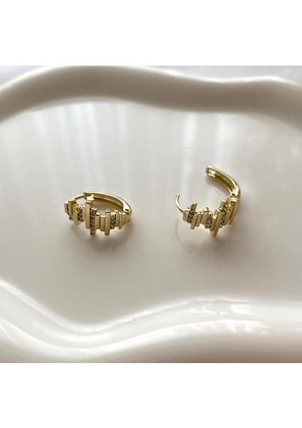 Alpjewel Taşlı Gold Küpe Xupıng Kararmaz Vip fiyatları