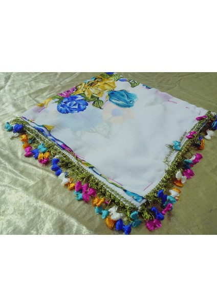 Cenk ve Reyhan Zarif ve Şık El Işi Iğne Oyalı Yazma/el Işi Iğne Yemeni/el Işi Tülbent/baş Örtüsü fiyatları