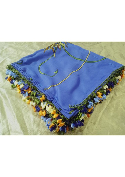 Cenk ve Reyhan Zarif ve Şık El Işi Iğne Oyalı Yazma/el Işi Iğne Yemeni/el Işi Tülbent/baş Örtüsü