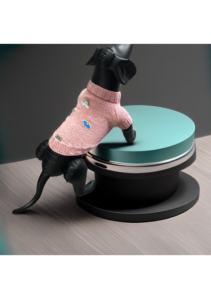 Kedi ve Köpek Için Simli Pembe Kazak indirimleri