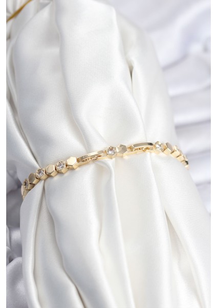 Kadın için Bileklik Künye Sarı Pirinç Prestij Petek fiyatları