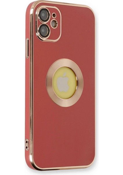 Ieg iPhone 12 Kılıf Store Silikon - Kırmızı
