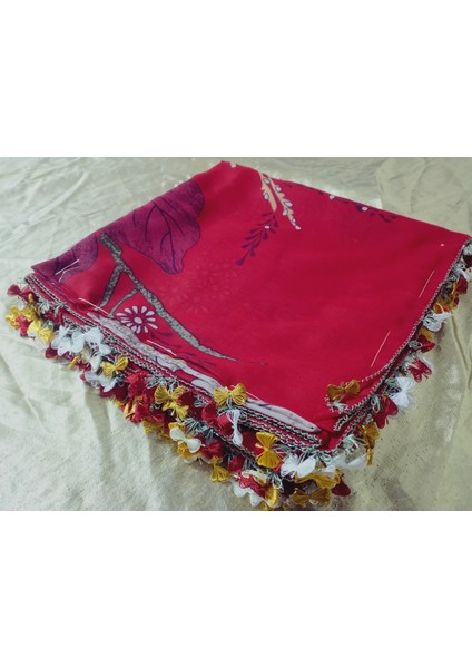 Cenk ve Reyhan Zarif ve Şık El Işi Iğne Oyalı Yazma/el Işi Iğne Yemeni/el Işi Tülbent/baş Örtüsü