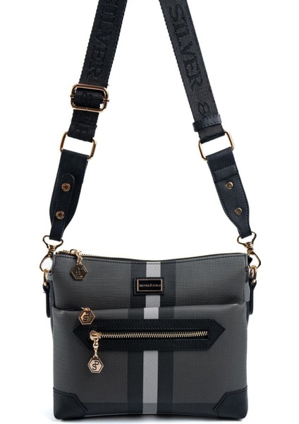 Silver & Polo Siyah SP1110 Kadın Çapraz Çanta