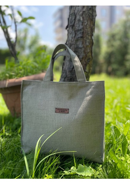 Pamuk/polyester/keten Karışımlı El Çantası