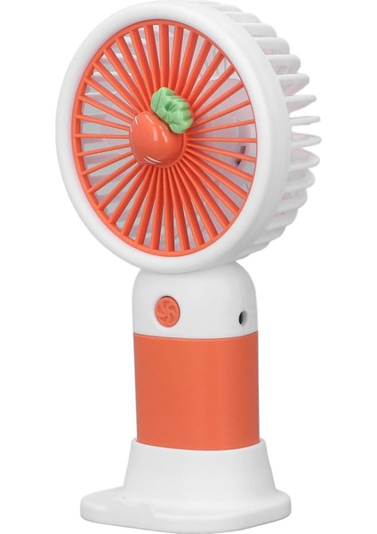 - 3 Kademeli Şarjlı Mini El Fanı - Turuncu & Beyaz Renk fiyatları