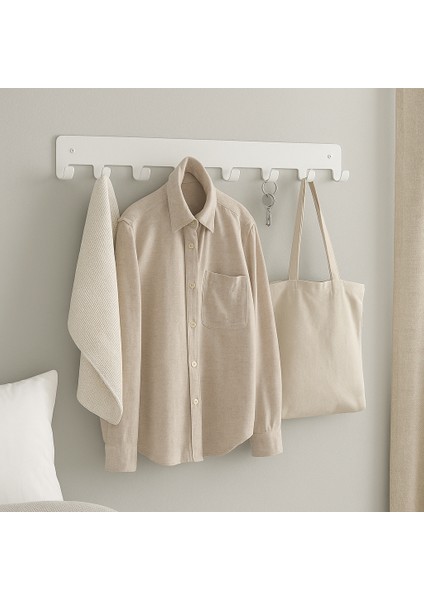 8 Kancalı Metal Askılık – Siyah Çok Amaçlı Kapı Arkası & Dolap Içi Düzenleyici fiyatları