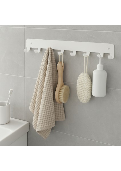 8 Kancalı Metal Askılık – Siyah Çok Amaçlı Kapı Arkası & Dolap Içi Düzenleyici modelleri