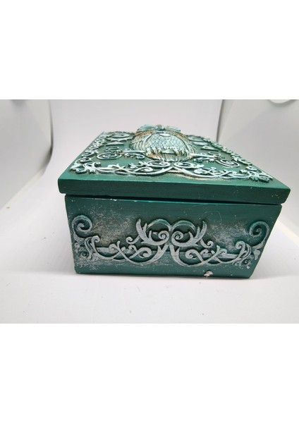 Baykuş Kabartmalı Dekoratif Kutu fırsatları