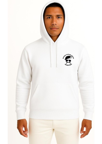 Kapüşonlu Sadece Ölüler Görür Babayiğit Cep Baskılı Unisex Sweatshirt