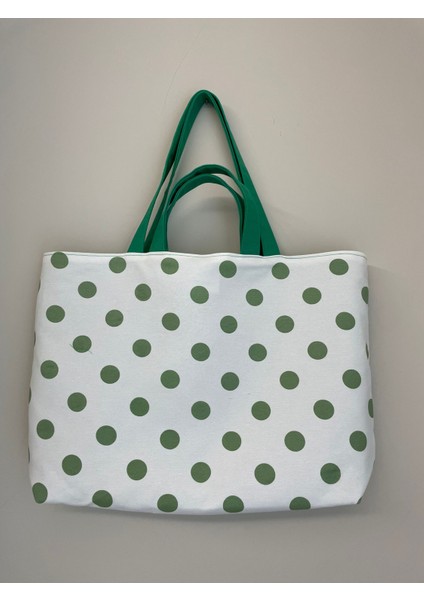 Pamuk/polyester Kumaş Totebag Çanta-Mint Yeşil Puanlı fiyatları