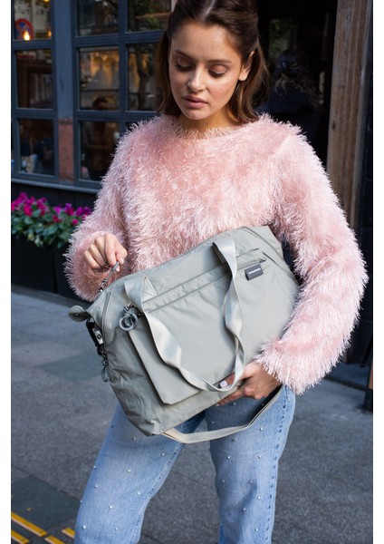 Sanmorris Glc Kadın 6019 Büyük Boy Çok Gözlü Suya Dayanıklı Seyahat,günlük El ve Omuz Çantası fiyatları