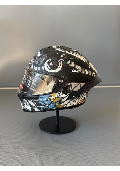 WS-202 Güneş Vizörlü Çene Açılır Kask Mblack M1 (Şeffaf Vizörlü) modelleri