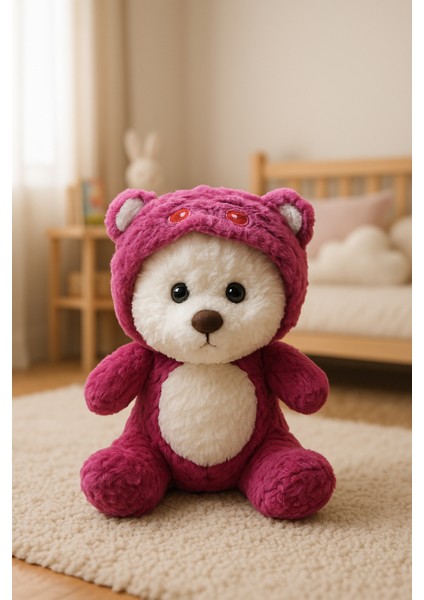 Hughua Sevimli Teddy Bear - Yumuşak Dokulu Hediyelik - Çıkarılabilir Sevimli Şapkası ile - 30 cm fiyatları