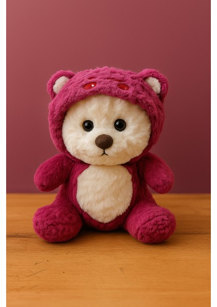 Hughua Sevimli Teddy Bear - Yumuşak Dokulu Hediyelik - Çıkarılabilir Sevimli Şapkası ile - 30 cm fırsatları
