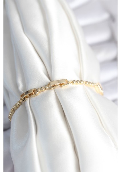 Kadın için Bileklik Künye Sarı Pirinç Zirkonlu Kalpli fiyatları