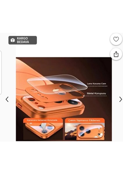 iPhone 14 Pro Max Uyumlu 17 Pro Max Görünümüne Çeviren Magsafe Özellikli Glass Telefon Kılıfı modelleri