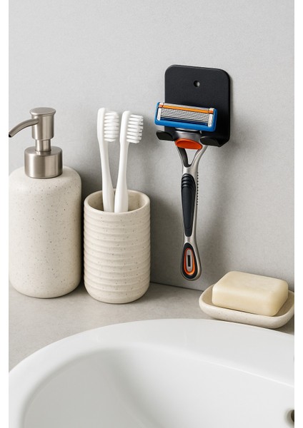 2’li Siyah Metal Askı Aparatı – Tıraş Bıçağı, Havlu, Mutfak Gereçleri Için modelleri