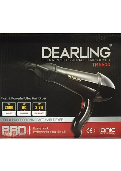 ling Profesyonel Saç Kurutma Makinesi ve Fön Makinesi 2500W