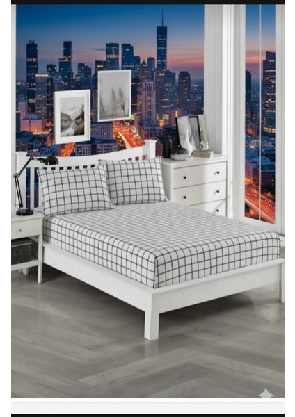 Battal Boy Lastikli Çift Kişilik Çarşaf Seti (+2 Yastık Kılıfı) fırsatları