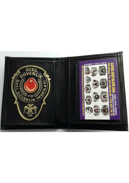 Özel Güvenlik Tesisat Bacak Kılıfı ve Özel Güvenlik Rozetli Cüzdanı Satınal-Sivile Satılmaz. fiyatları