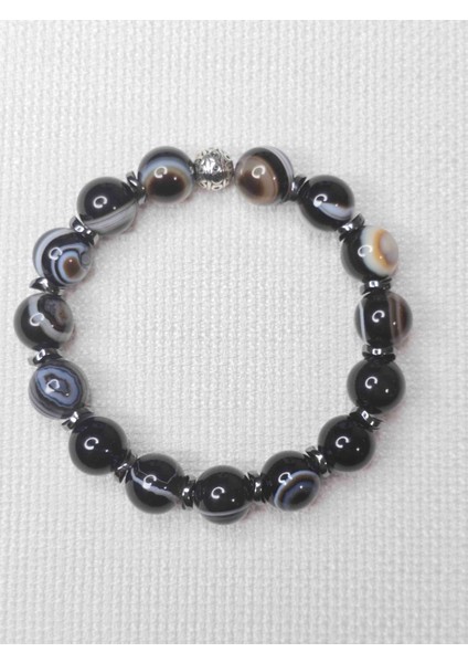 Göz Akik Doğal Taş Bileklik