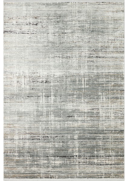 Athena Grey Sık Dokuma Tekniği ile Üretilen Viskon Modern ve Sade Makine Halısı