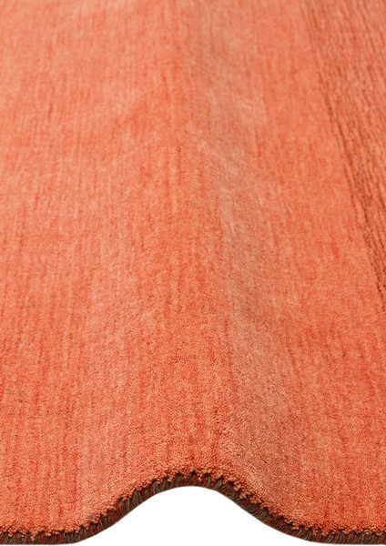 Odesa Jam Brown, Modern Çizgilere Sahip Renk Geçişli %100 Saf Yün ile Üretilen Salon Halısı