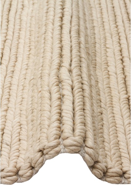 Wolly Beıge, %100 Yün Kullanılarak El Işçiliğiyle Örülmüş, Yumuşak Dokulu Bohem Halı modelleri