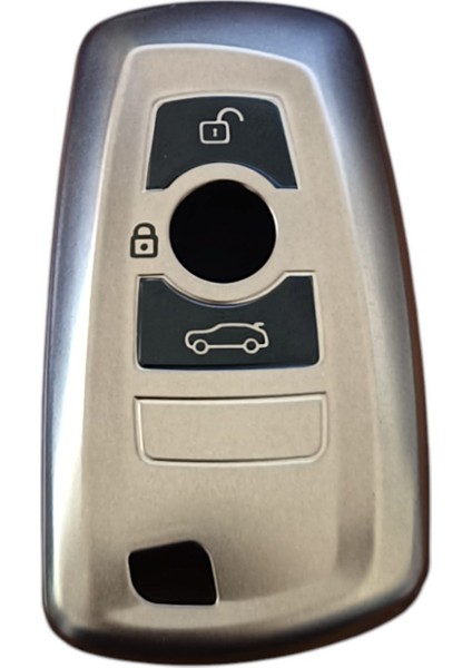 Bmw F30 Anahtar Uyumlu Silikon Oto Anahtar Kumanda Kabı Kılıf Füme