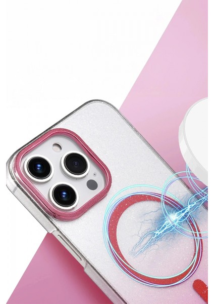 Ieg Apple iPhone 16 Pro Max Glossy Magsafe Kapak - Çöl Titanyum fiyatları