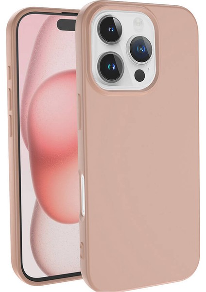 Apple iPhone 16 Pro Kılıf Brvh Lsr Laaakan Kapak-Gold