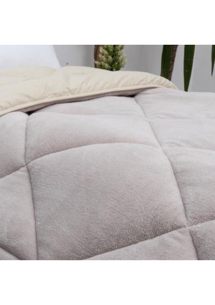 Home Bambu Premium Krem Renk %100 Pamuk Kumaş Silikon Dolgulu Yorgan 155X215 cm fiyatları