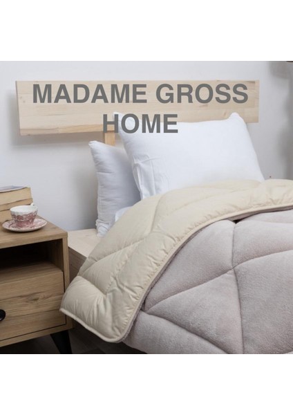 Home Bambu Premium Krem Renk %100 Pamuk Kumaş Silikon Dolgulu Yorgan 155X215 cm modelleri