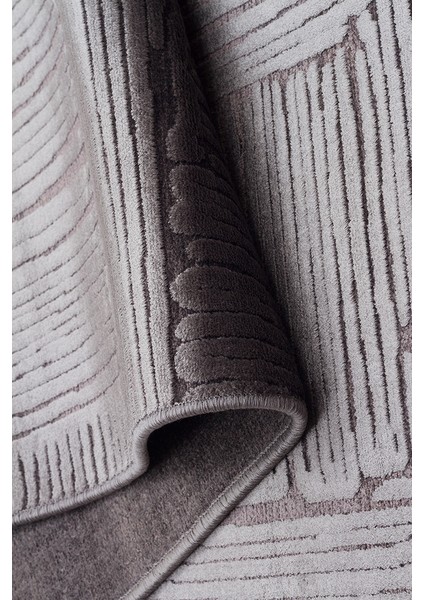 Aspendos 02 Antrasit, %100 Viskon Ipliğiyle Üretilmiş Parlaklııyla Her Dekora Uygun Salon Halısı