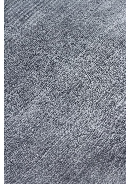 Pier Charcoal, El Dokuma Teknikleri ile %100 Naturel Viskondan Üretilen Sade Tek Renk Salon Halısı fırsatları
