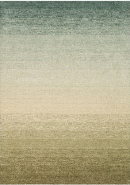 Odesa Pearl Blue, Modern Çizgilere Sahip Renk Geçişli %100 Saf Yün ile Üretilen Salon Halısı