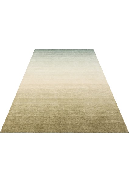 Odesa Pearl Blue, Modern Çizgilere Sahip Renk Geçişli %100 Saf Yün ile Üretilen Salon Halısı