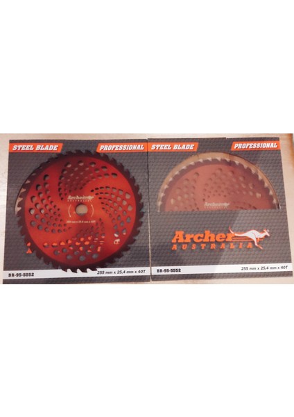 Ustateknisyen Archer Tırpan Ot Motoru Elmas Testere Yüksek Kaliteli 2 Adet