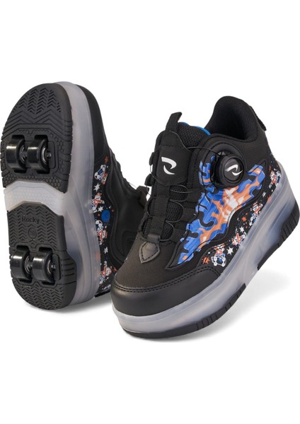 Çocuk Patenli Işıklı 4 Tekerlekli Spor Ayakkabı fırsatları