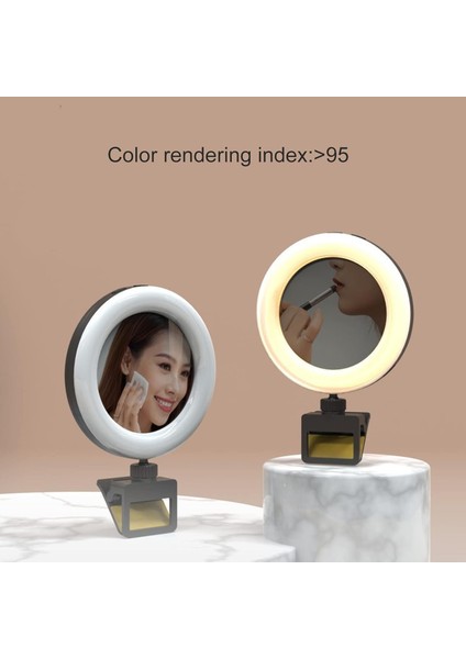 Şarj Edilebilir Selfie Halka Işık Klip Kapatıcı USB Çapa Cep Telefonu Yüz Zayıflama Taşınabilir USB Şarj Halka Işığı Güzellik Işığı ile LED Yüz Işığı...