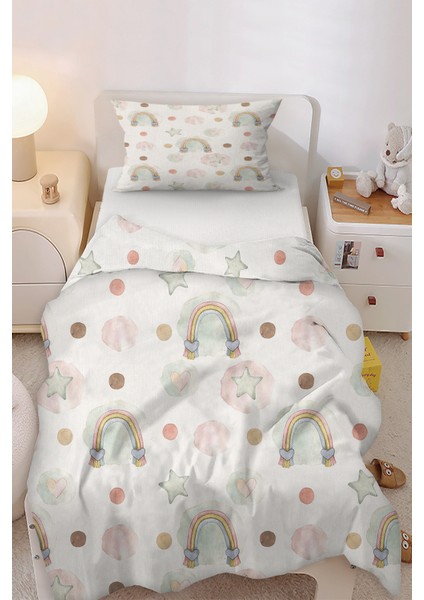 Balerin Kelebek ve Çiçekli Tek Kişilik Çocuk Nevresim Seti fiyatları