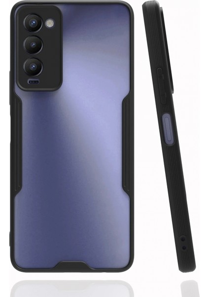 Ieg Tecno Camon 18 Kılıf Platin Silikon - Siyah